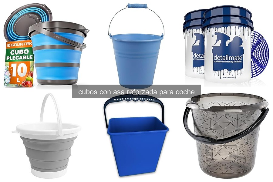 ¿Qué son los cubos con asa reforzada para coche?