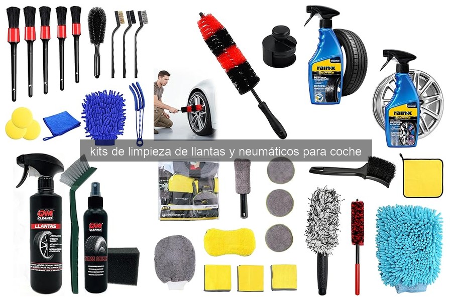 ¿Qué son los kits de limpieza de llantas y neumáticos?