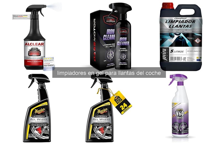 ¿Qué son los Limpiadores en Gel para Llantas del Coche?