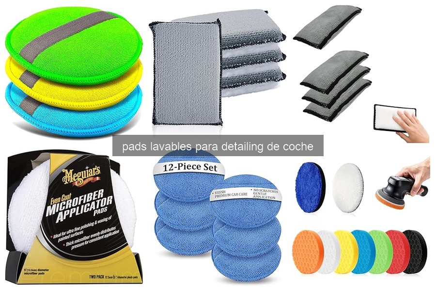¿Qué son los pads lavables para detailing de coche?