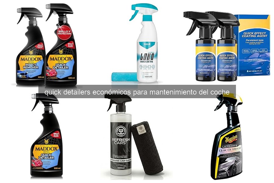 Quick Detailers Económicos: Mantenimiento Fácil del Coche