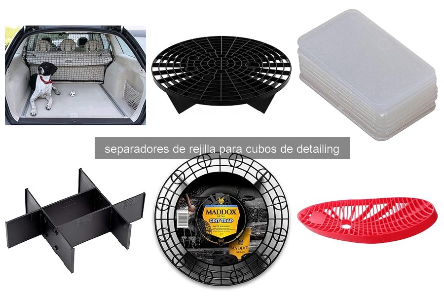 Separadores de rejilla para cubos de detailing: ¿qué son?