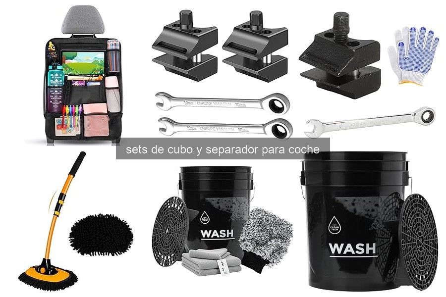 Sets de cubo y separador para coche: ¿Qué son y cómo usar?