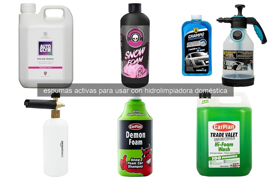 Soluciona Problemas Comunes con Espumas Activas para Coche