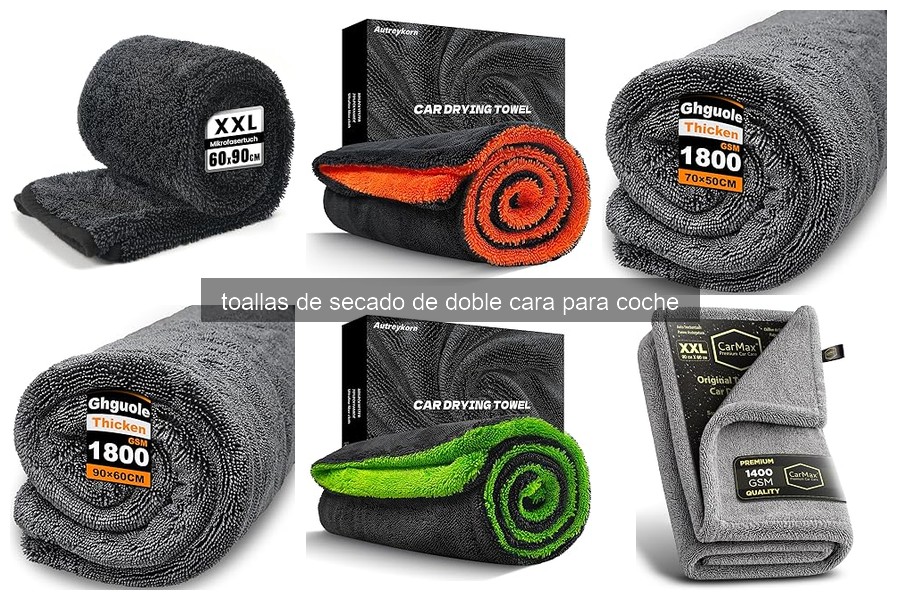 Ventajas de Usar Toallas de Secado de Doble Cara para Coche