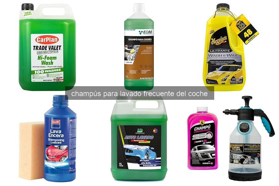 Ventajas y desventajas de champús para lavar coches